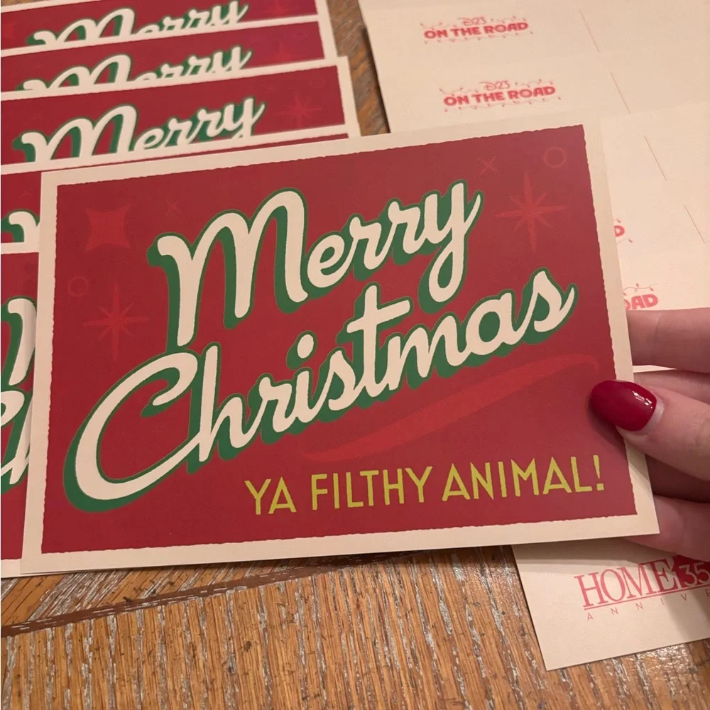 Disney D23 Home Alone Merry Christmas Ya Filthy Animal Exclusive 12 Postcards